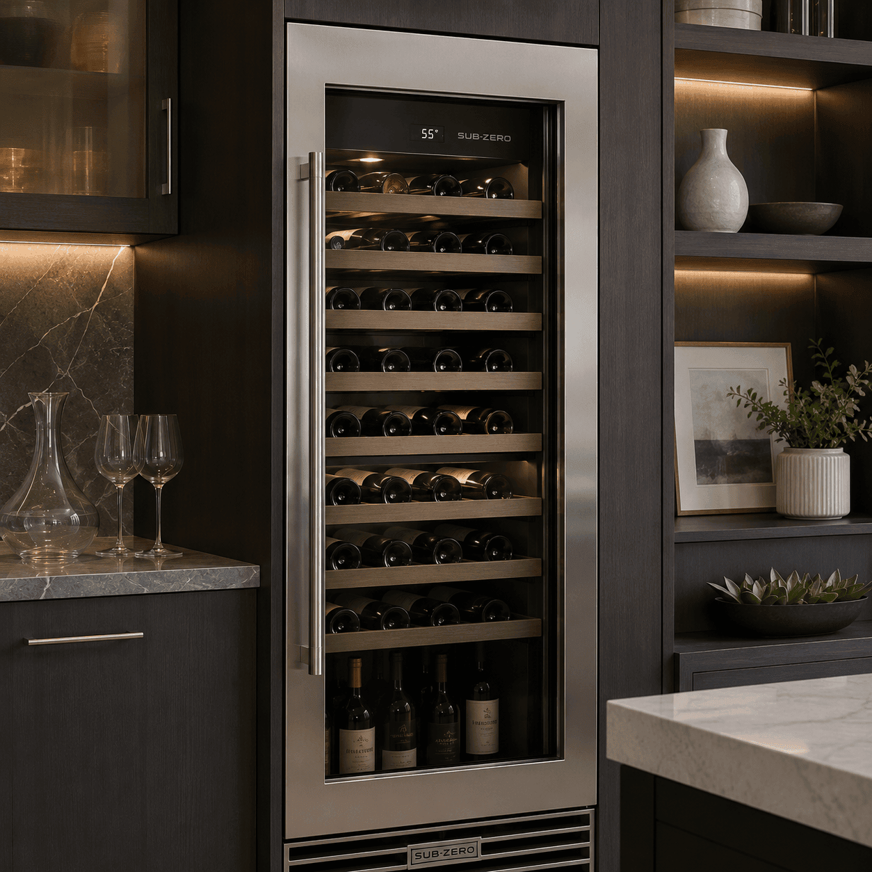 Sub-Zero Wine Storage